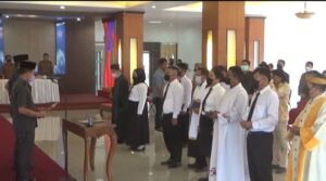 Sebanyak 10 Anggota BPD di Dua Desa di Lantik Bupati Mura