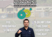 Rudy Andryas Ucapkan Selamat Hari Kesehatan Nasional ke-60: Ayo Berolahraga!