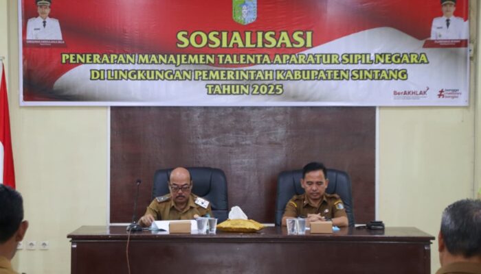 Pemkab Sintang Siapkan ASN Hadapi Manajemen Talenta 2026