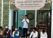 Wabup Sintang Gelar Safari Ramadhan ke Masjid Jami’ Al-Huda Desa Merarai Dua