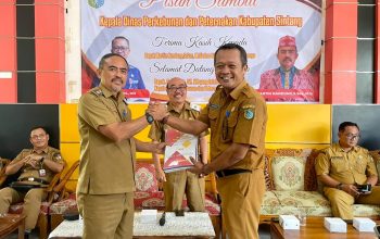 Pisah Sambut Kadisbunnak Sintang, Martin Nandung Pamit dan Supriyanto Siap Lanjutkan Pengabdian